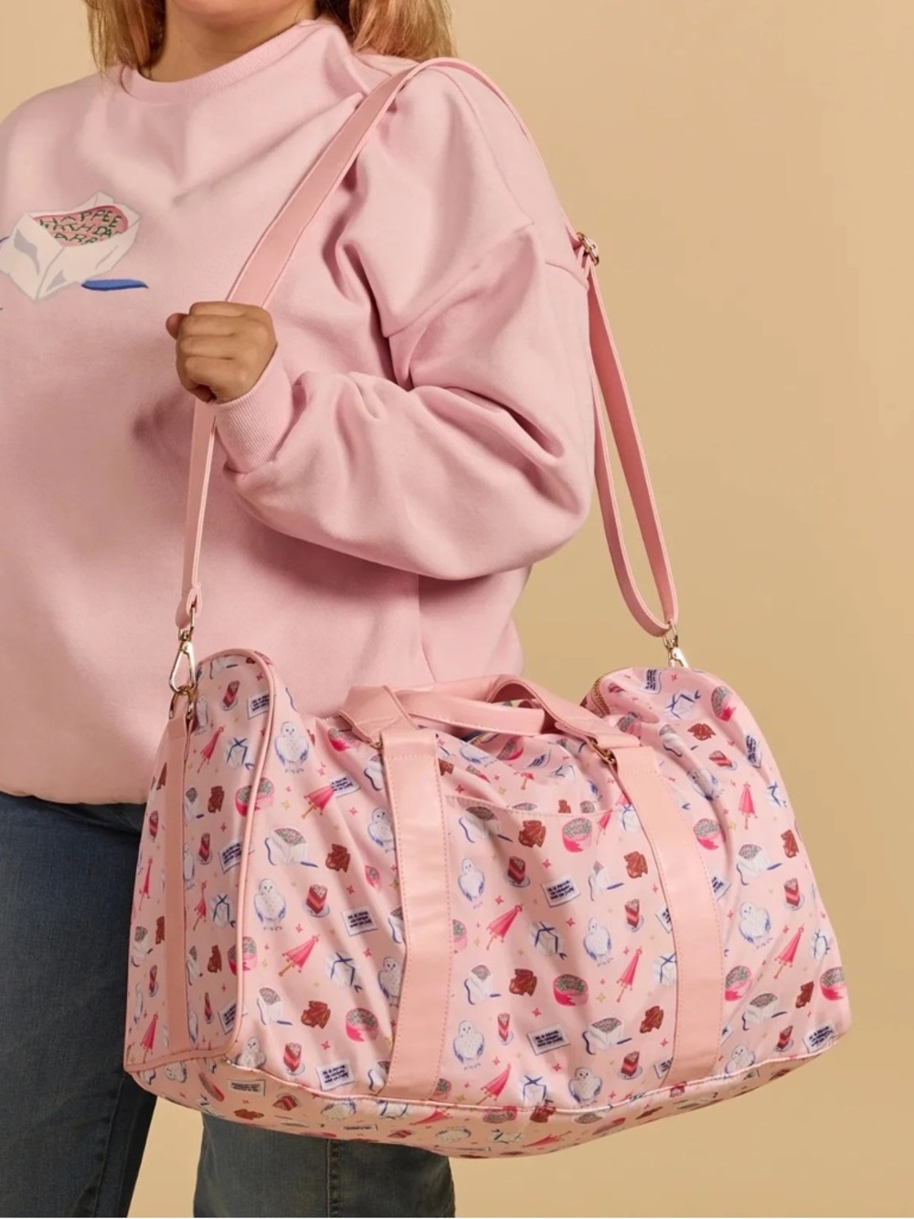 NWT Cakeworthy x Harry Potter Birthday Collection Weekender Travel Duffel Bag